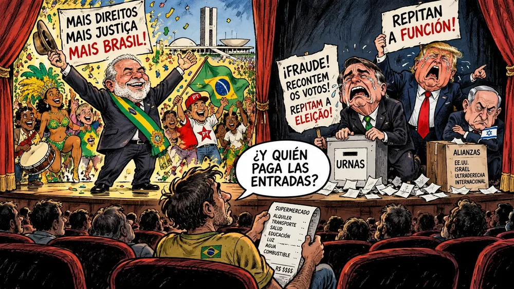 Teatro político_ risas, urnas y facturas